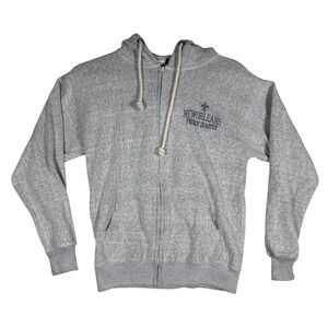 NOLA S&G New Orleans French Quarter Grey Zip Up Hoodie Sweatshirt Small